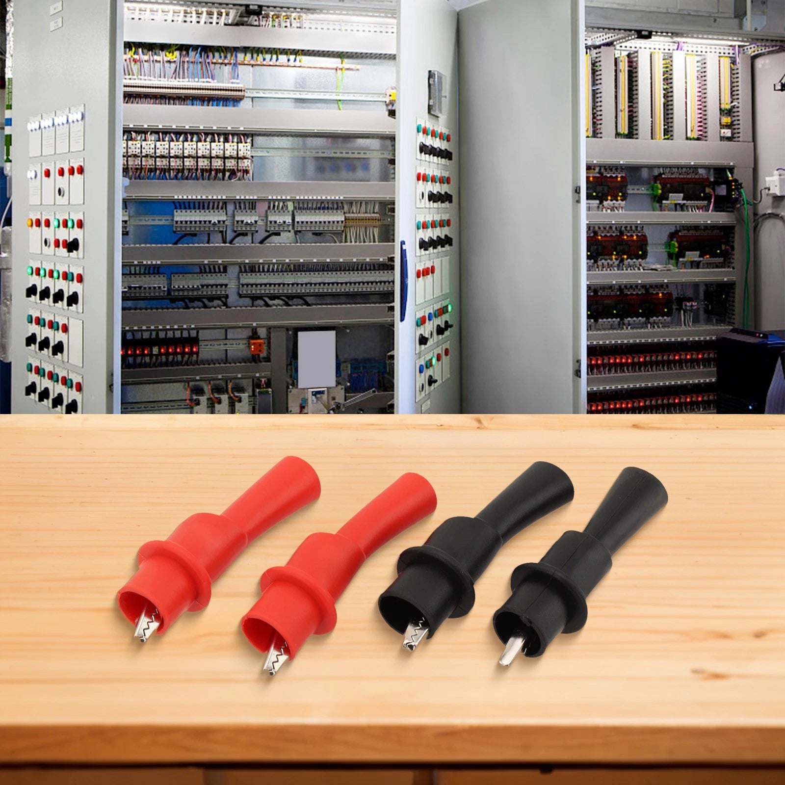Rubber Insulated Circuit Metal Crocodile Clip for Accurate Measurements