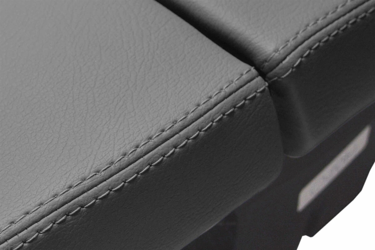 Leather Console Lid Armrest Cover for BMW E63 E64 650 (2003–2010) Gray