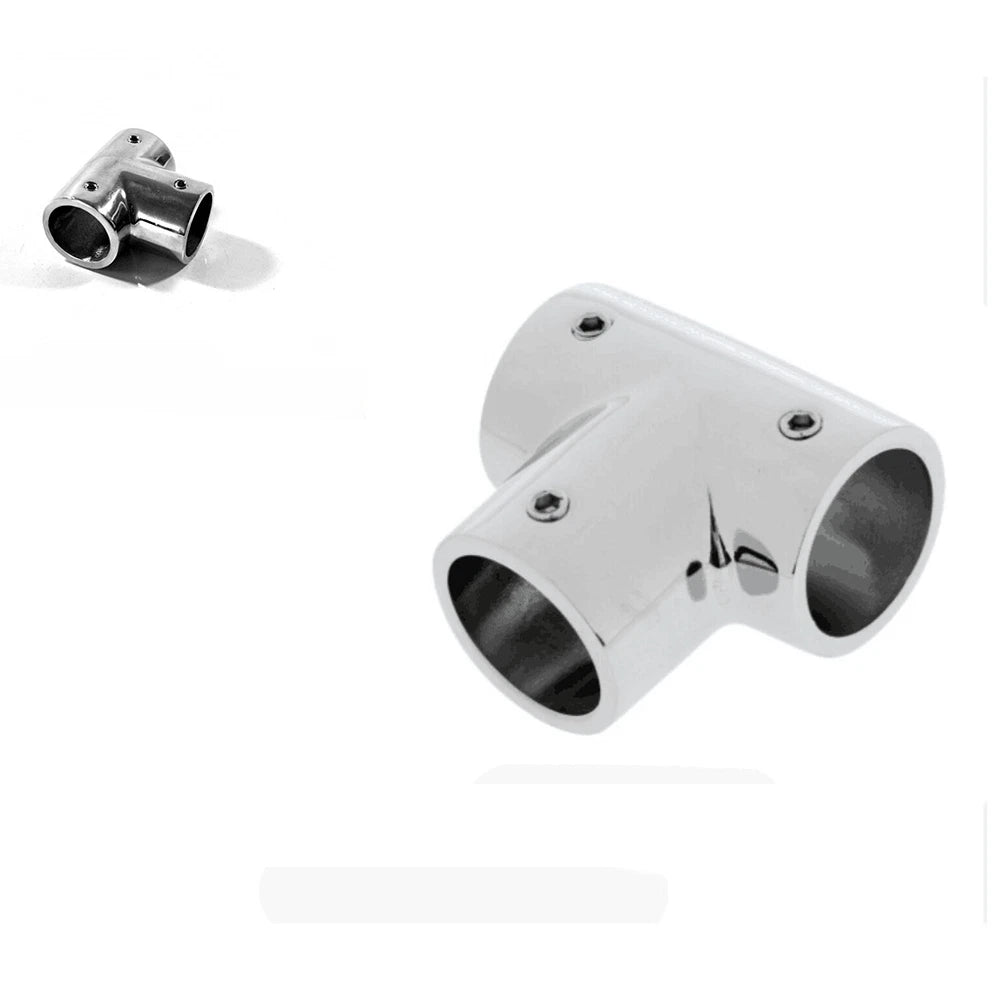 25mm 90 Deg Tee Fitting Stainless Steel 316 for Marine Hardware