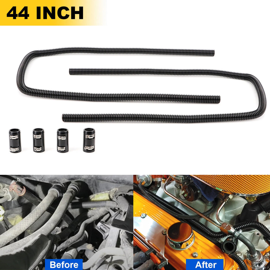 2X Flexible Heater Hose Kit for 5/8" 3/4" Necks (44")