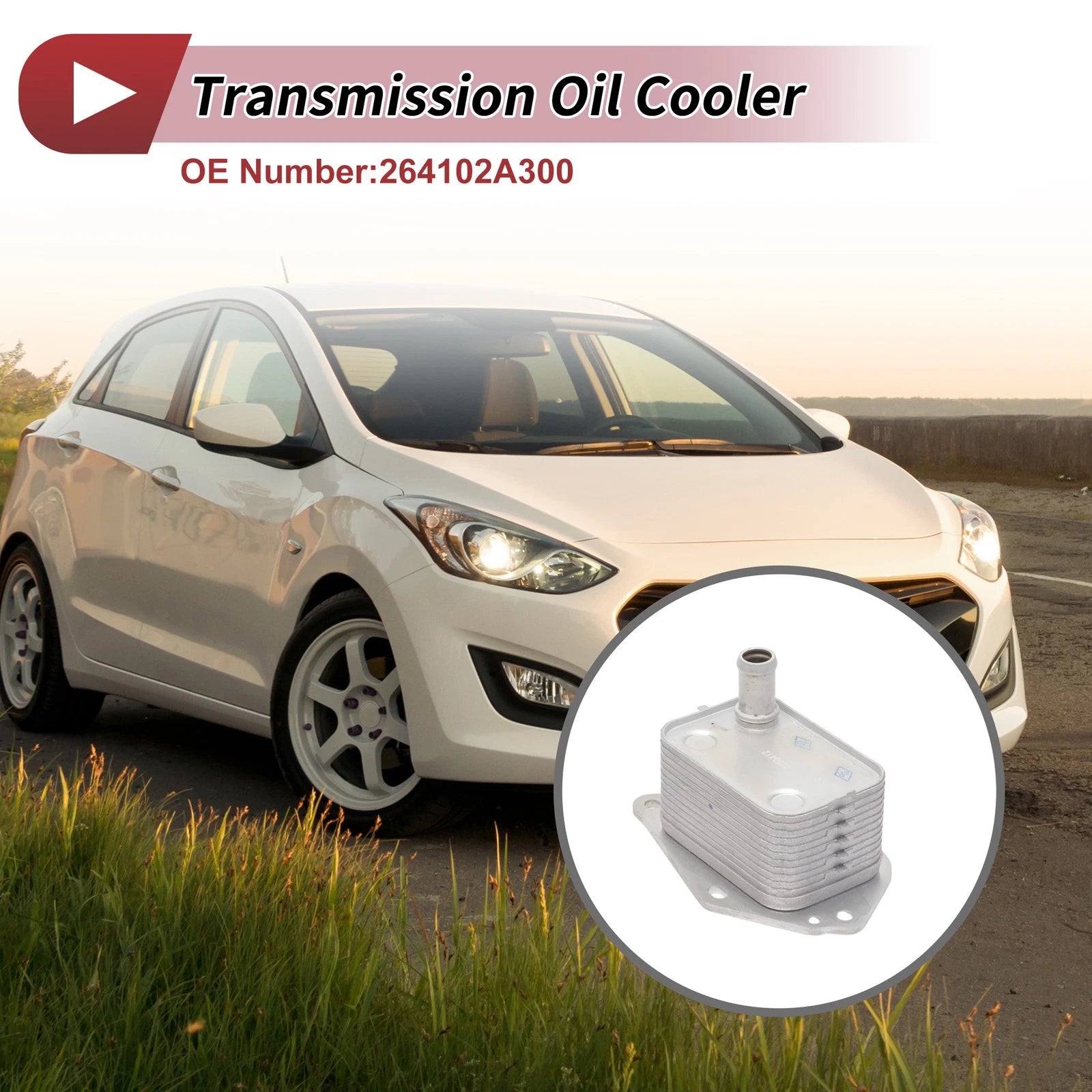 Engine Oil Cooler for Hyundai I30 (2008–2012) No. 264102A300