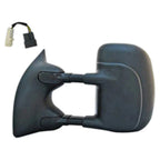 Replacement Textured Driver Side Power Door Mirror w/o Turn Signal