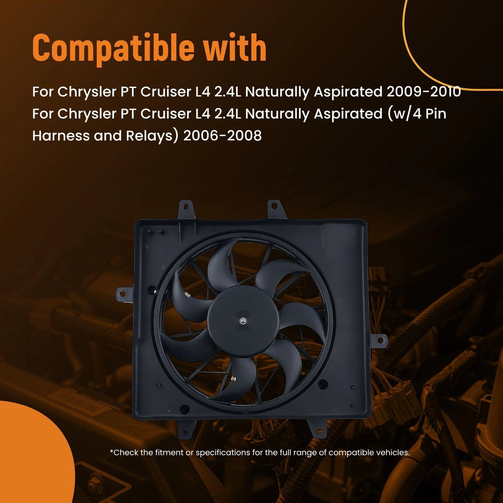 Electric Cooling Fan for Chrysler PT Cruiser (2009–2010) 5179470AA 67400180