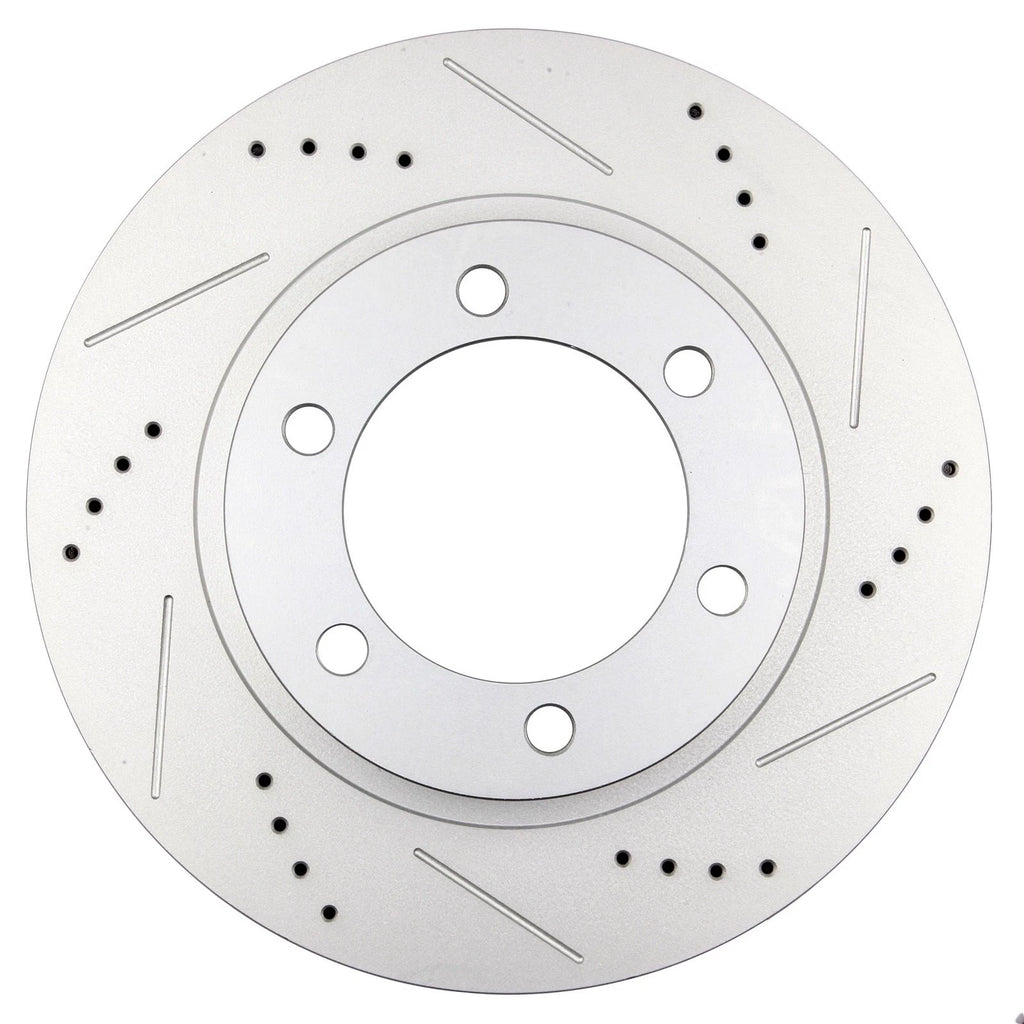 Set of 2 Drilled and Slotted Brake Disc Rotors for Toyota Tacoma 4Runner FJ