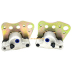 Front Left Right Brake Calipers & Pads for Polaris Sportsman (2000–2009)
