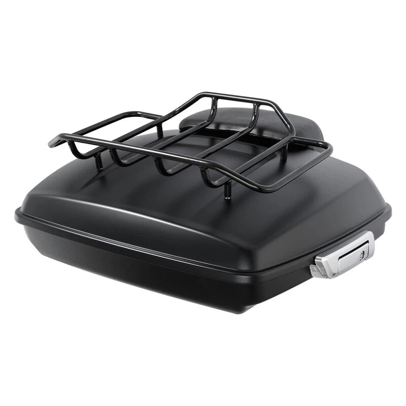 Matte Black Razor Trunk Backrest Pad for Harley Touring (2014–Present)