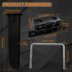 Chainsaw Scabbard Carrier Kit for Carrier Tractor ATV UTV Truck (Universal)