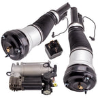2x Front Air Suspension Shock + Air Pump for Mercedes S Class S500 (2000–2006)