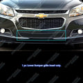 Lower Bumper Grille for Chevy Malibu (2014–2016) Stainless Black Mesh
