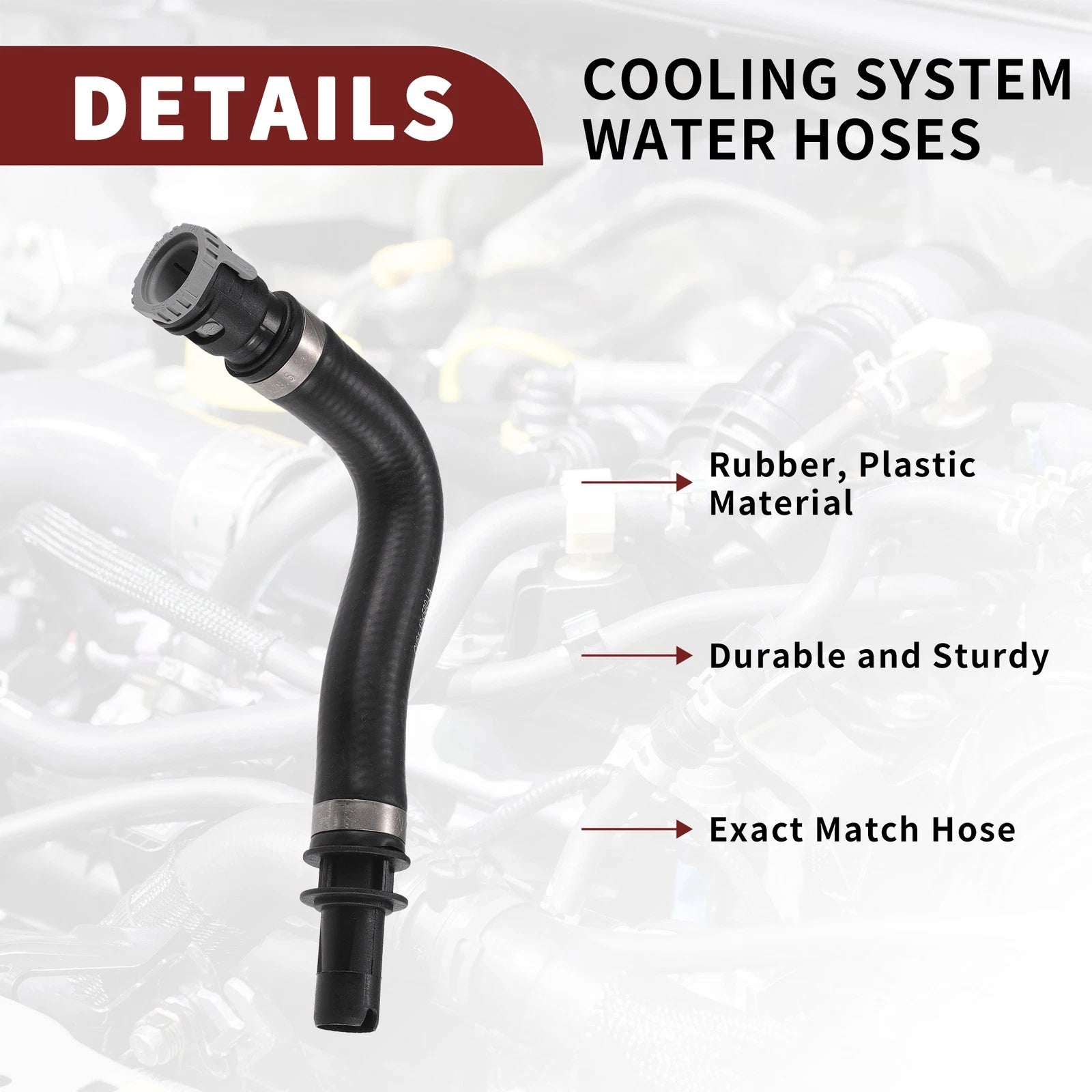 Water Heater Hose for Ford Escape (2013–2019) & Lincoln MKC (2015–2019) No.CV6Z18472W