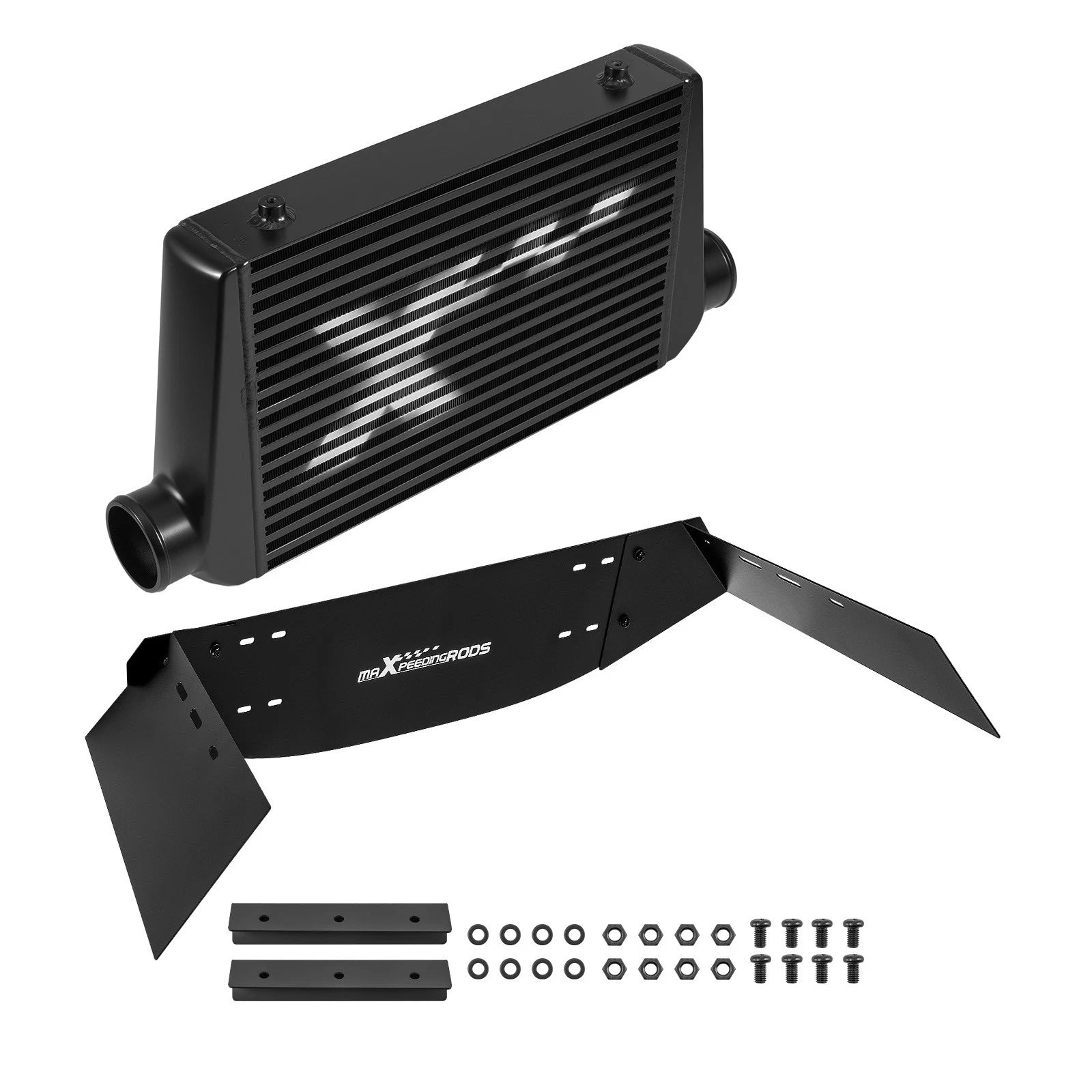 Universal Intercooler Bar & Plate 3" Turbo Black 450x300x76mm