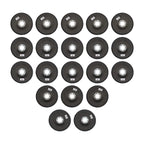 Set of 20 Flap Discs 4.5" for Angle Grinder (Various Grits)