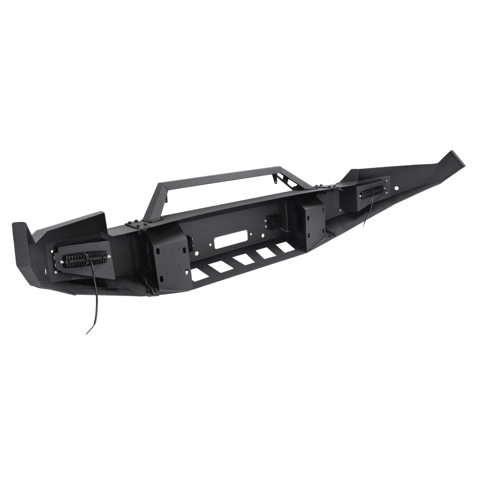 Front Steel Bumper Assembly with Winch Plate and LED for Dodge Ram 1500 (2009–2012)