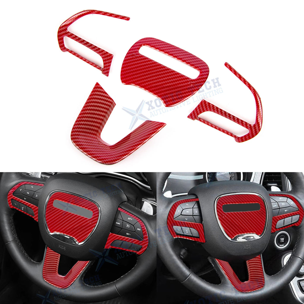 Carbon Fiber Driver Side Control Cover for Dodge Challenger Charger (2015–2024)