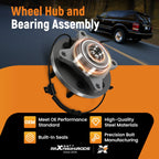 Front Wheel Bearing Hub for Ford Expedition 2WD (2007–2010) BR930665 ABS 6 Lugs
