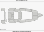 EVA Pads for Scout 320 LXF (2015) - Faux Teak Flooring Mat