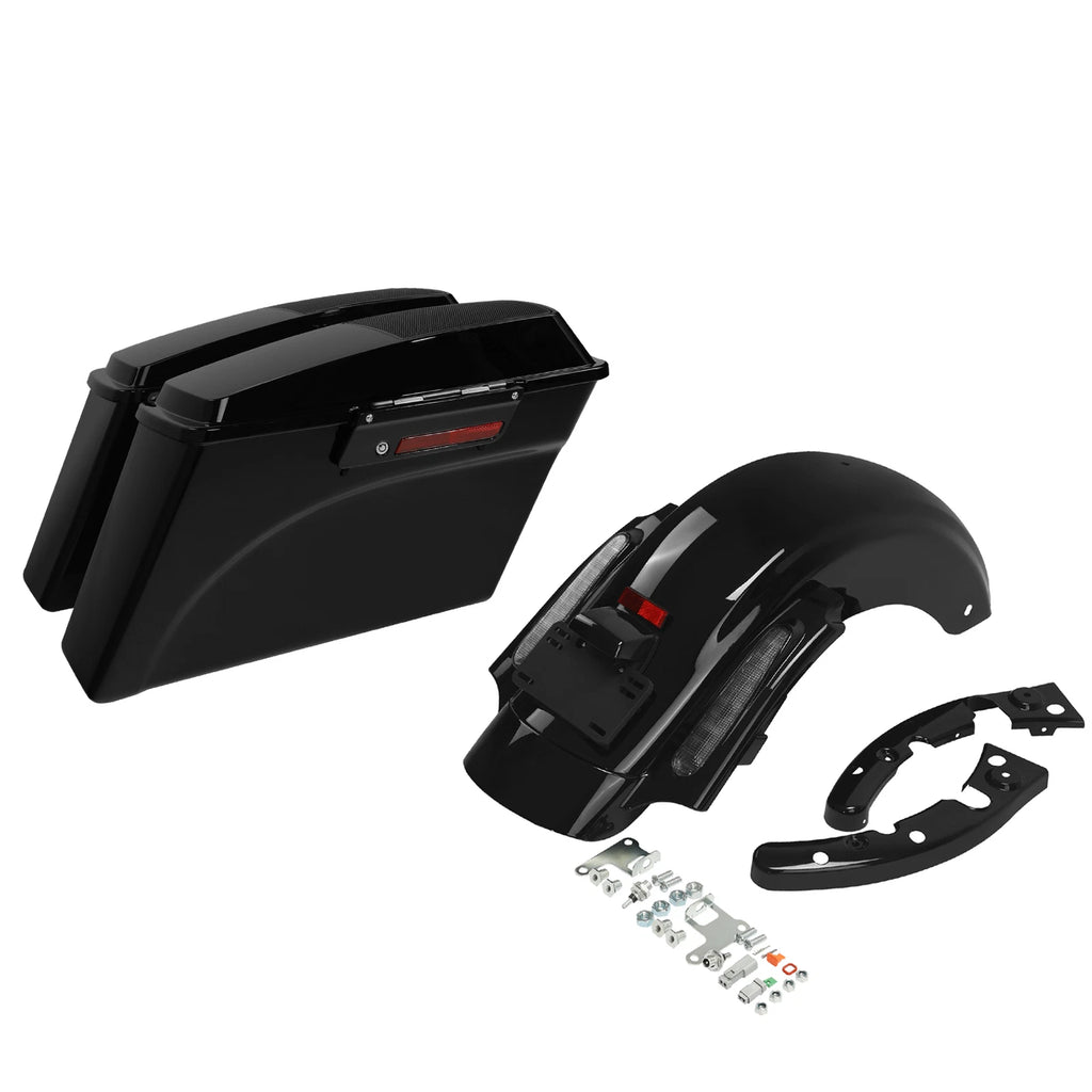 Hard Saddlebags 6x9" Speaker Lids & Rear Fender for Harley Touring (2009–2013)