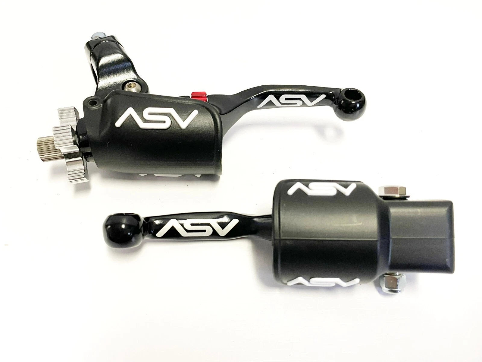ASV F4 Shorty Front Brake Clutch Perch Levers for Honda TRX 700XX (2008–2014)