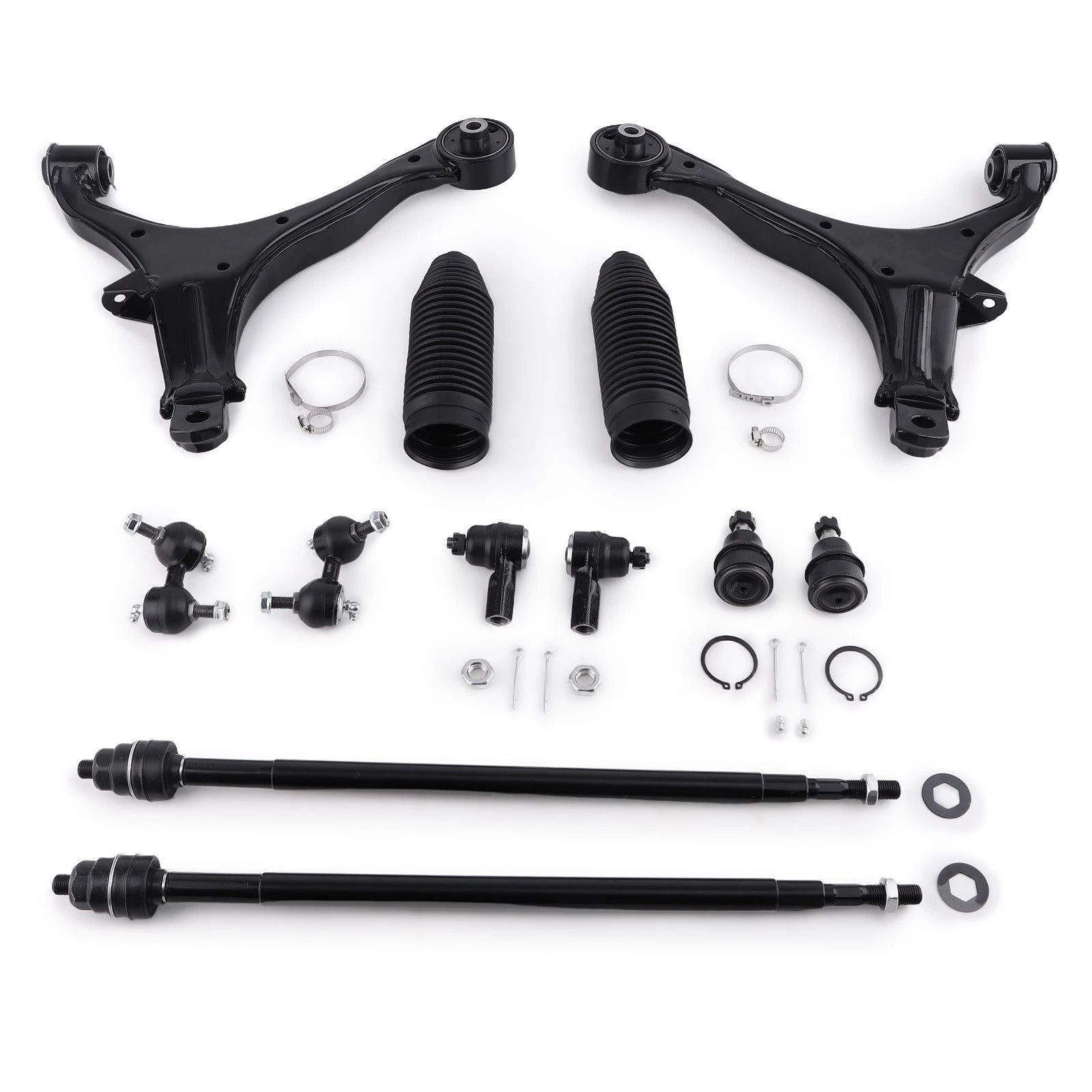 12x Front Suspension Lower Control Arms Sway Bar Tie Rod for Honda CR-V (2002–2006)