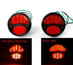 LED Tail Lights w/ Stop Lens Pair for 1928-1931 Ford Model A (Driver/Passenger)