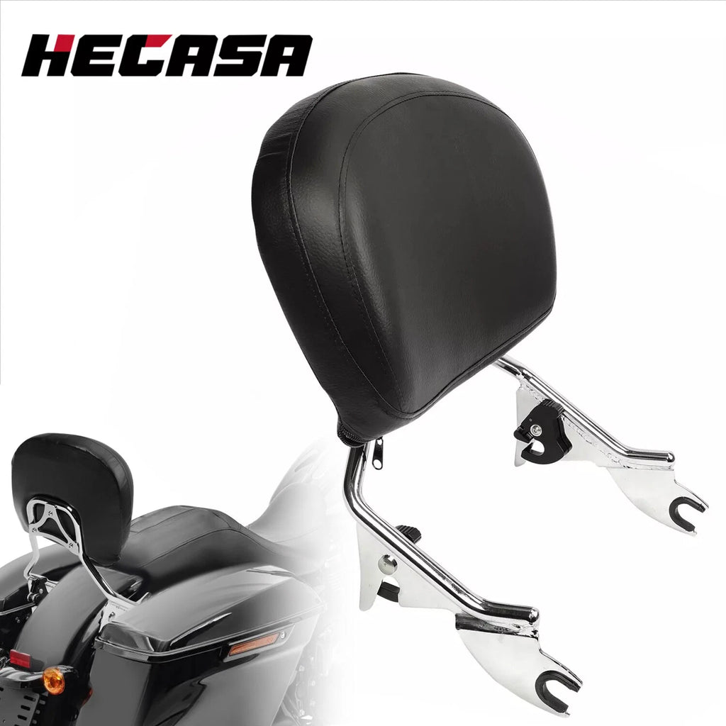 Detachable Backrest Sissy Bar for Harley Touring Road King Street Glide (2009–2024)