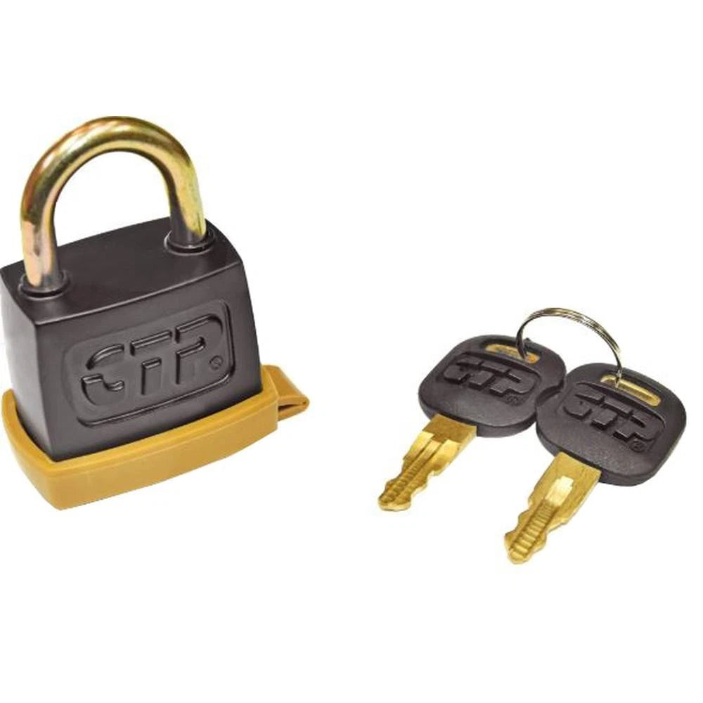 Padlock with Key for Caterpillar (Fits CAT) 5P8500, 2462641, Fuel Cap