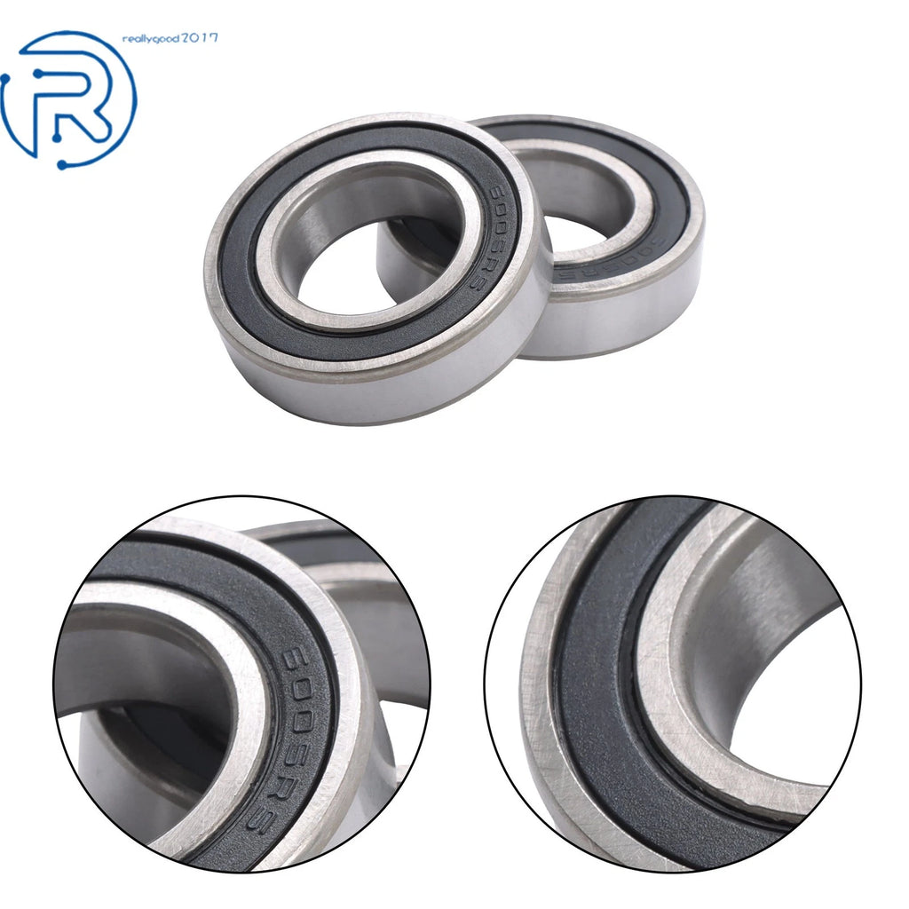 10Pcs 6005-2RS Ball Bearing for (25×47×12mm)