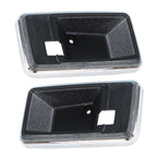 Set of 2 Black Door Handle Bezel Cups for Firebird Trans Am Camaro (1977–1981)