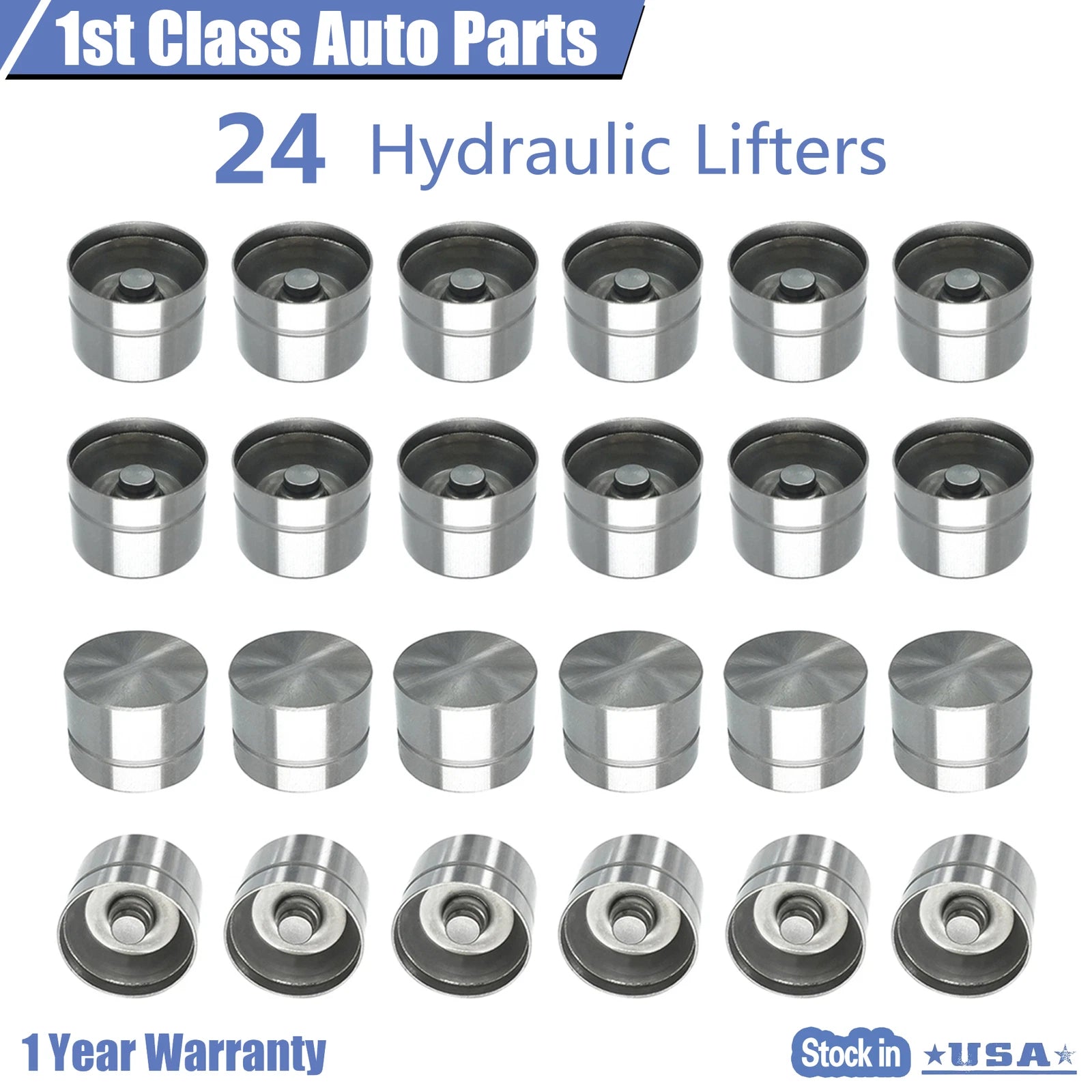 24PCS Hydraulic Valve Lifters for BMW M52 M54 (1990–2006)