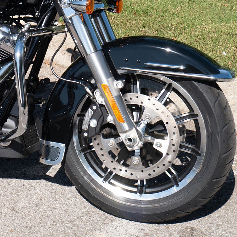 Gloss Black Front Fender for Harley Touring Electra Glide FLHTCU (2014–2025)