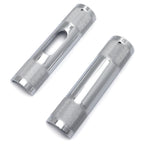 Chrome Handlebar Riser Adapter for Harley (1'' to 1.25", Steel)