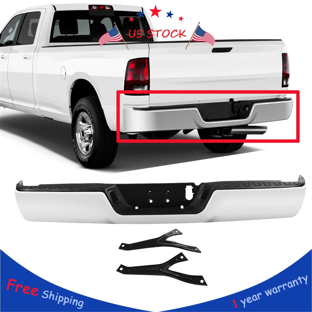 Chrome Rear Step Bumper for Ram 2500 3500 (2013–2018)