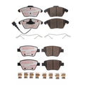 PowerStop 2X Front Rear Next Gen Euro Ceramic Disc Brake Pads Kit for A3 Golf Jetta (2015–2020)