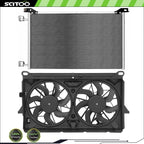 AC Condenser and Cooling Fan Kit for Chevrolet Suburban 2500 (2007–2013)