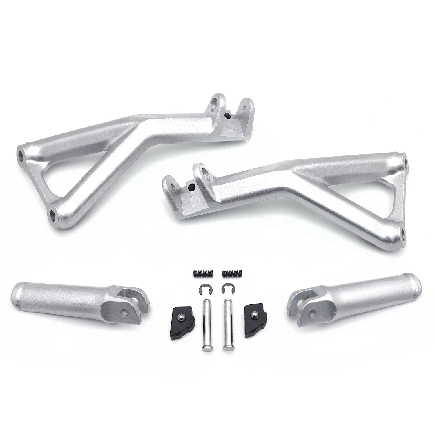 Silver Rear Passenger Footpeg Bracket for Ducati Panigale V4/S (2018–2020)