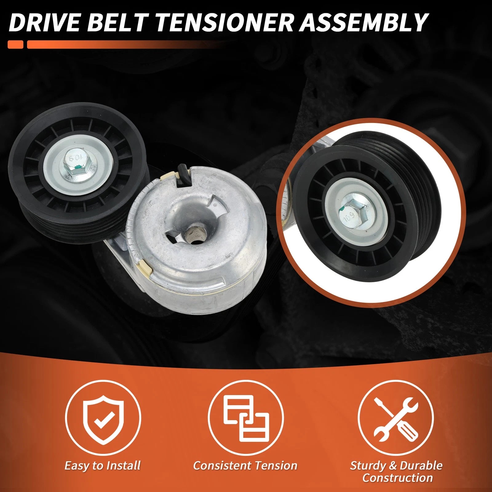 Drive Belt Tensioner Kit for Ford Aerostar (1996–1997) 90K-38102