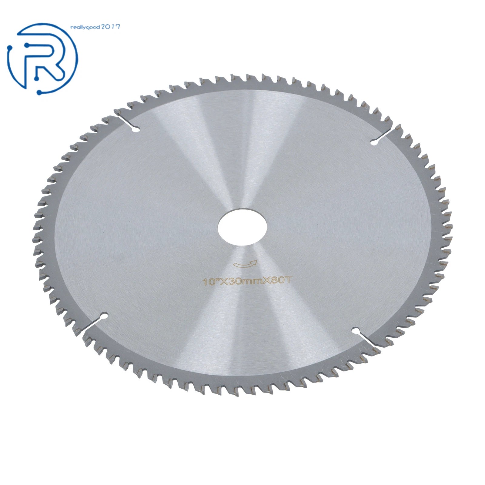 80 Tooth Carbide Saw Blade for Wood with Nails (10 Inch, 30mm Arbor)