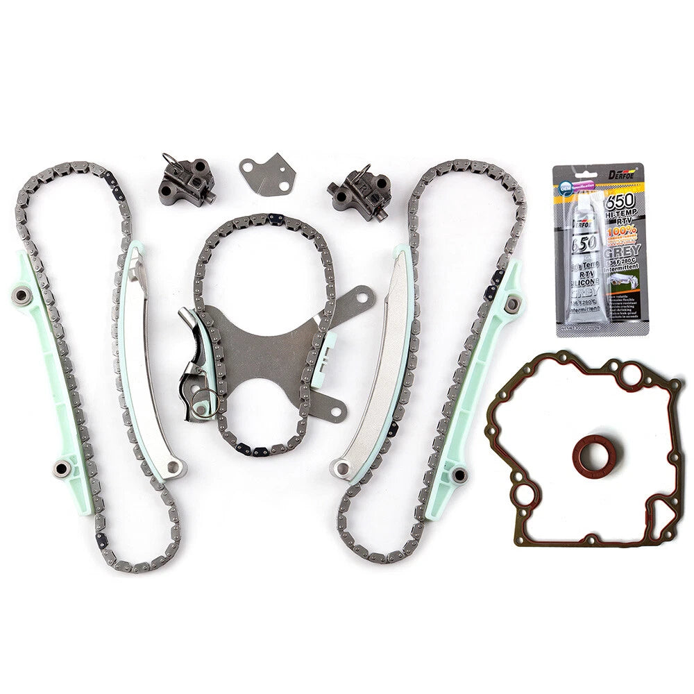 Timing Chain Kit Cover Gasket Set for Dodge Dakota Durango Jeep 4.7L (1999–2008)