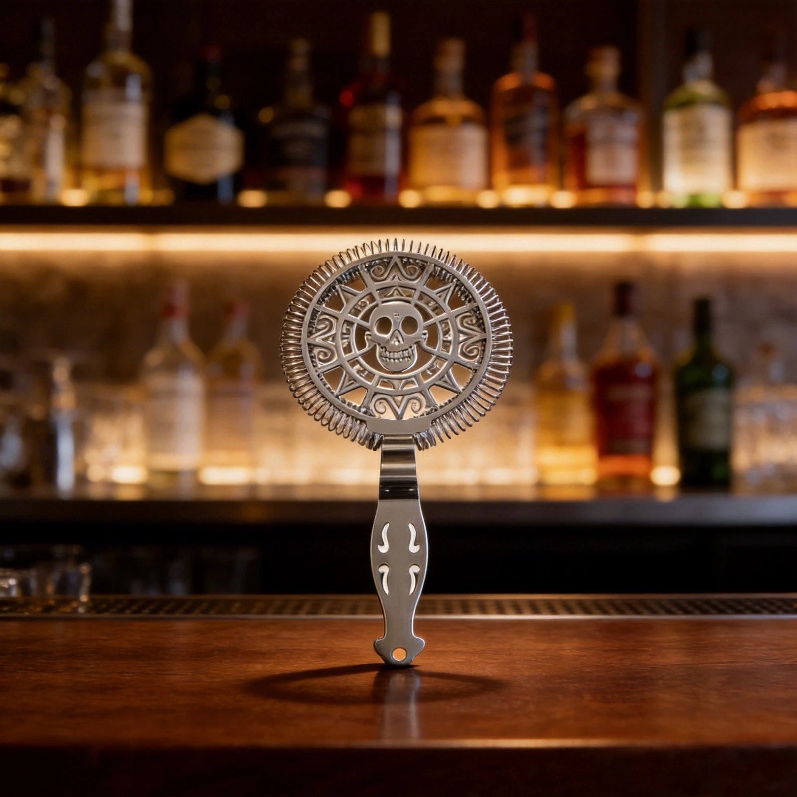 Stainless Steel Drink Strainer with Spring for Boston Shakers (No Years)