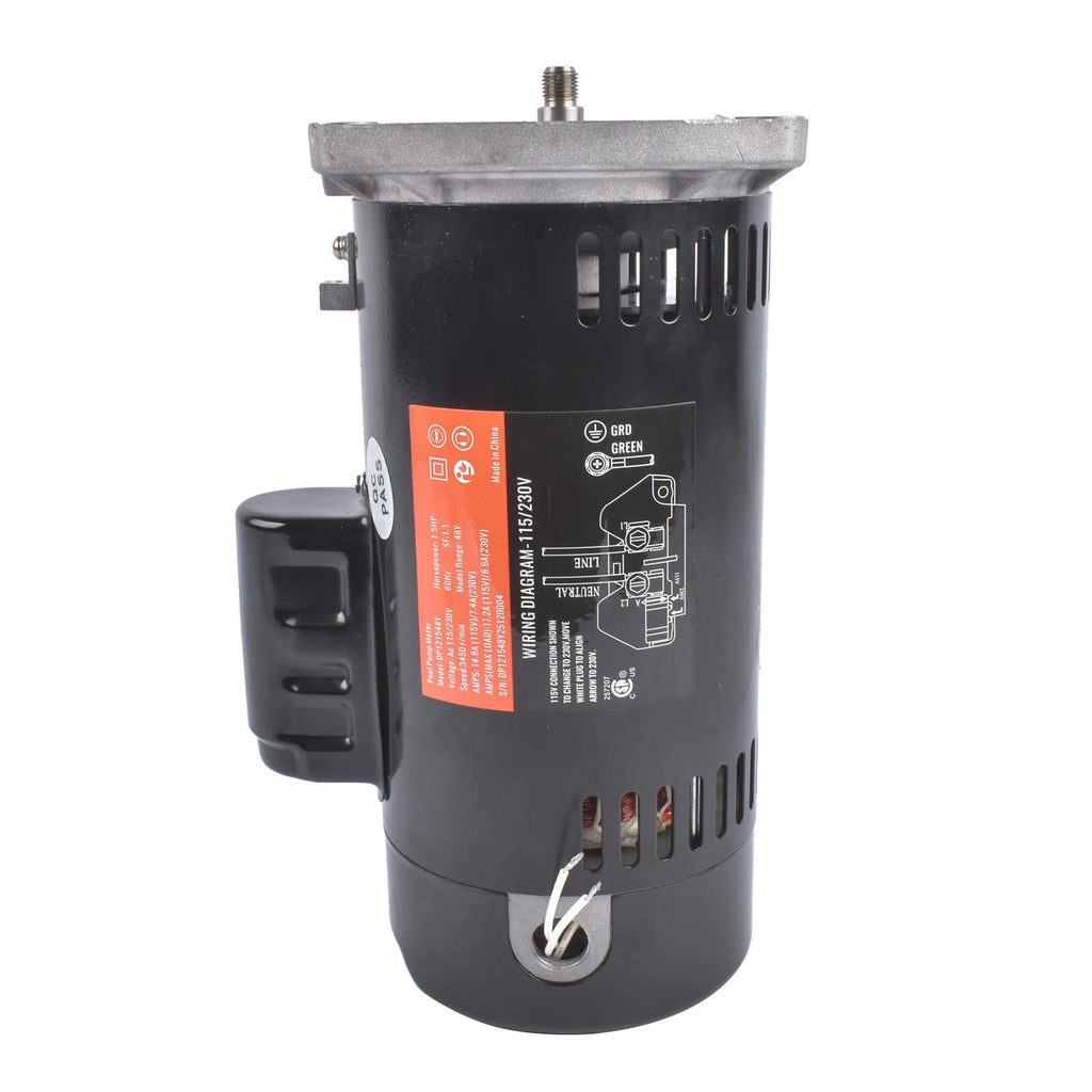 Swimming Pool Pump Motor 115/230V 48Y Frame 3450 RPM