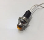 Amber Pilot Dash Indicator Warning Light 12V for Classic Hot Rod (–)