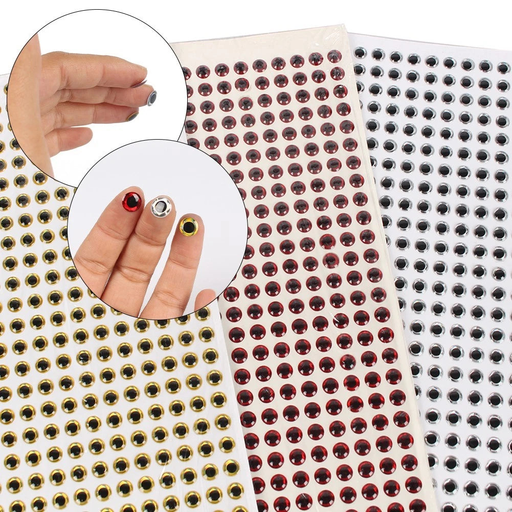 100x 3D Fish Eye Stickers for Lures