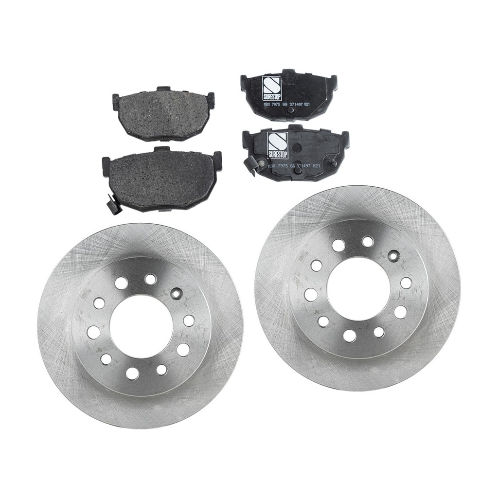 Brake Disc and Pad Kit for Hyundai Tiburon Rear (2003–2008) 258mm