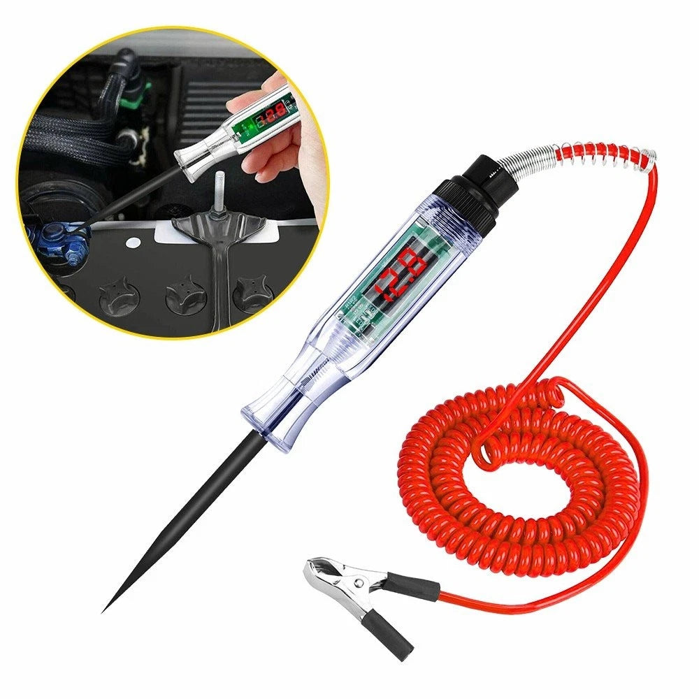 Digital Electric Circuit Tester for Universal Vehicles (6V/12V/24V)
