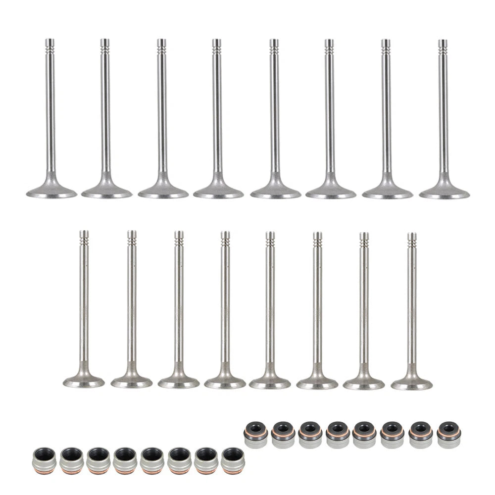 Set of 16 Intake Exhaust Valves for VW Tiguan (2006–2017) Audi A3 A4 A5