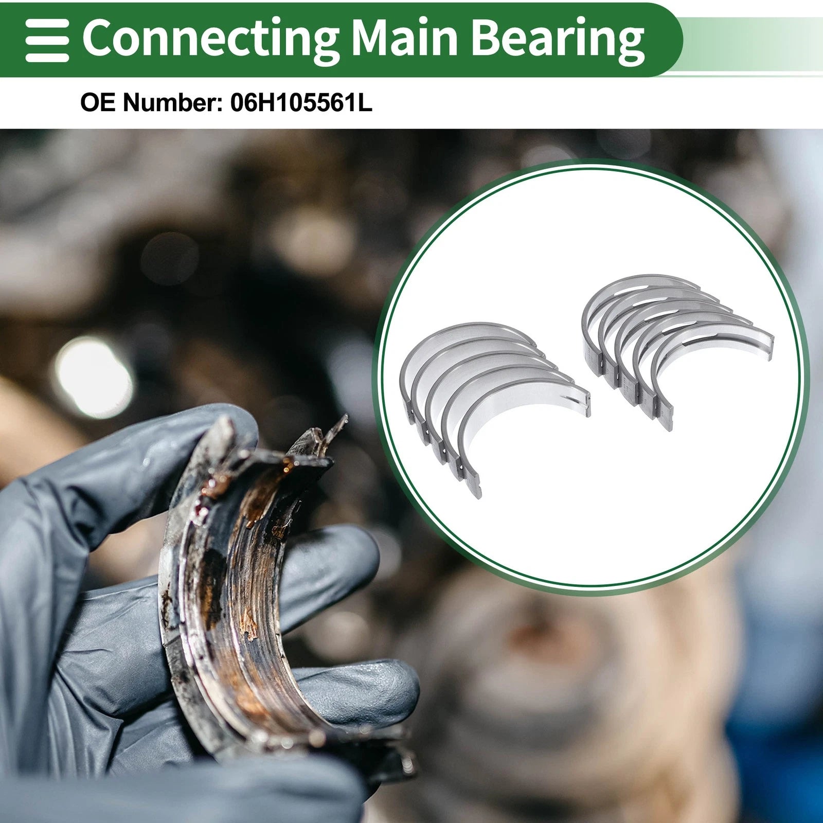 Main Bearing Set No.06H105561L for Audi A3 (2008–2013)