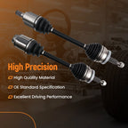 2X CV Axle Assembly for Hyundai Santa Fe (2010–2012) Kia Sorento (2011–2012)