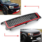 Black Frame Red Edge Front Grille Mesh for Land Rover RRS (2005-2009)