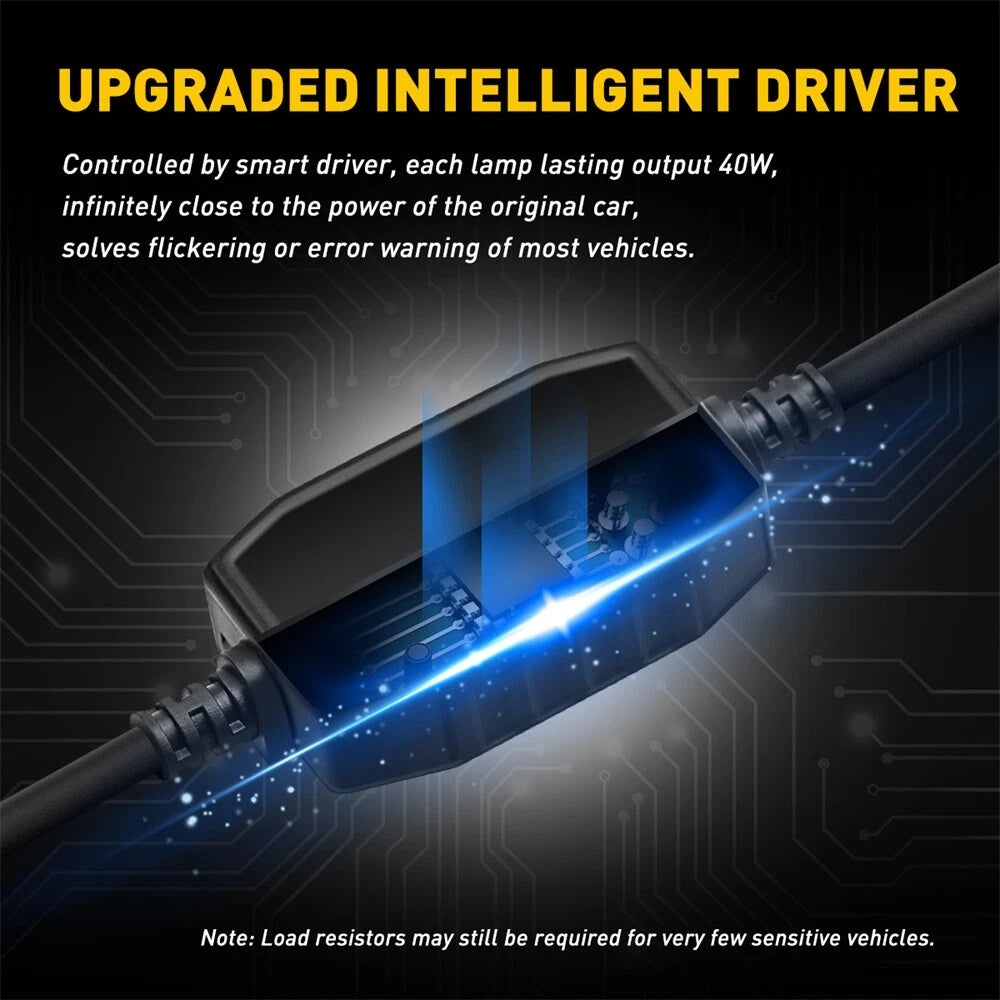 2X H11 LED Headlight Bulbs for Universal Fit