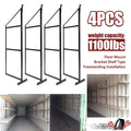 Set of 4 Steel Shelf Brackets for Shipping Container (Universal)